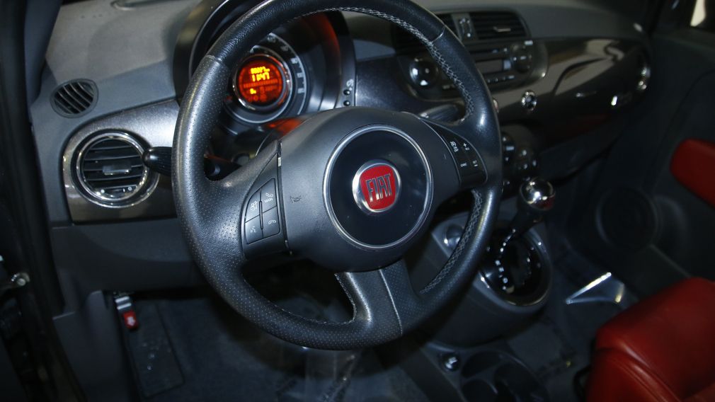 2014 Fiat 500 Sport AUTO CUIR GR ELECT TOIT OUVRANT BLUETOOTH #9