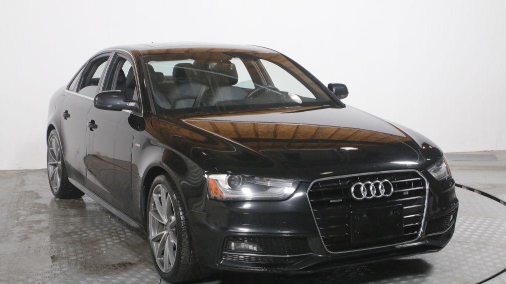 2015 Audi A4 Progressiv plus QUATTRO AUTO CUIR MAGS TOIT CAMERA #0