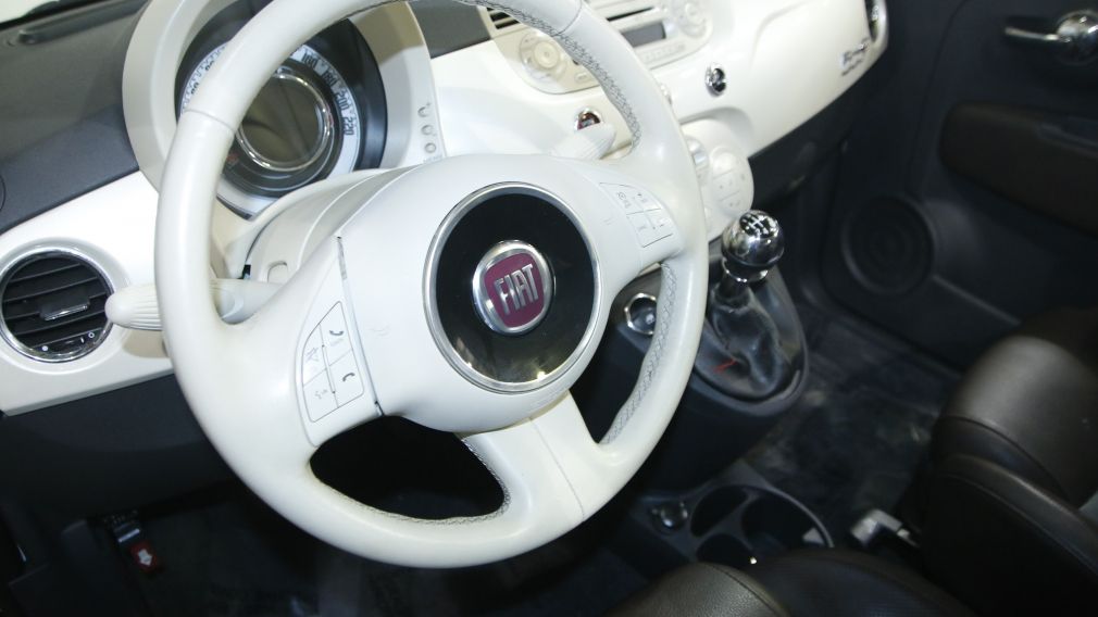 2012 Fiat 500 MANUELLE AC GR ELEC TOIT MOU CONVERTIBLE #8