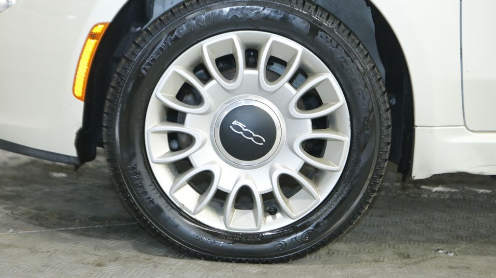 2012 Fiat 500 MANUELLE AC GR ELEC TOIT MOU CONVERTIBLE #28