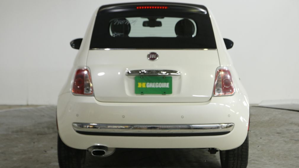 2012 Fiat 500 CABRIOLET MANUELLE AC GR ELEC #5