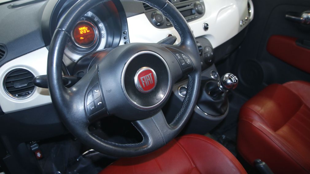 2012 Fiat 500 CABRIOLET MANUELLE AC GR ELEC #16