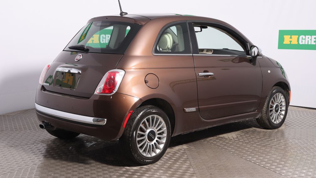 2015 Fiat 500 Lounge AUTO CUIR TOIT MAGS BLUETOOTH #4