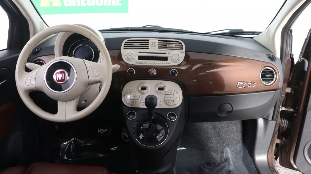 2015 Fiat 500 Lounge AUTO CUIR TOIT MAGS BLUETOOTH #10