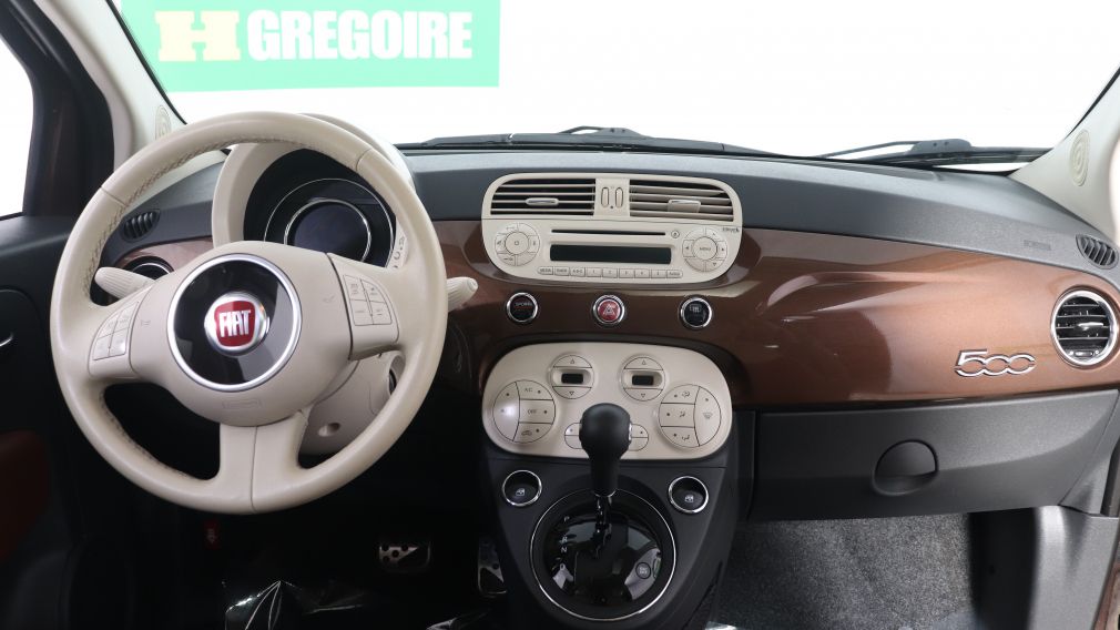 2015 Fiat 500 Lounge AUTO CUIR TOIT MAGS BLUETOOTH #10
