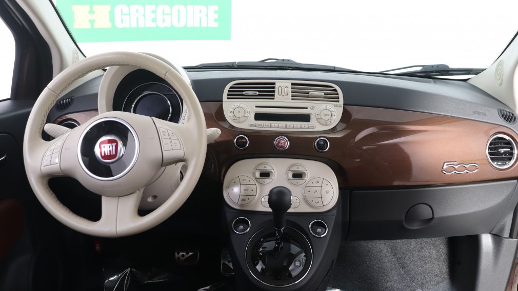 2015 Fiat 500 Lounge AUTO CUIR TOIT MAGS BLUETOOTH #11