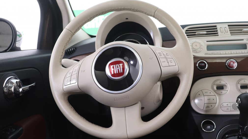 2015 Fiat 500 Lounge AUTO CUIR TOIT MAGS BLUETOOTH #13