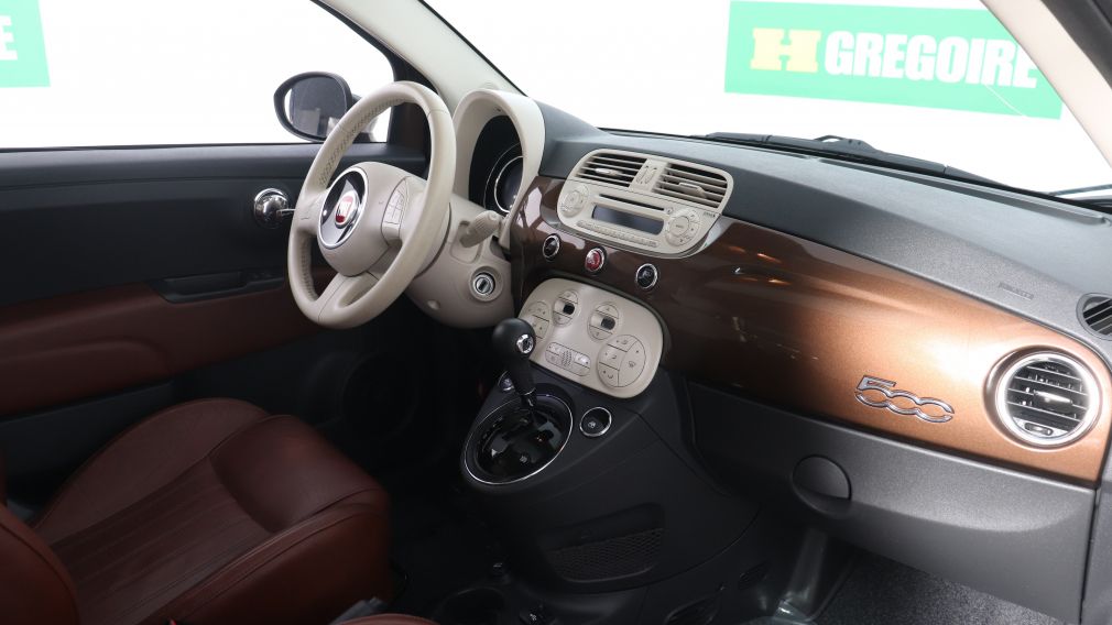 2015 Fiat 500 Lounge AUTO CUIR TOIT MAGS BLUETOOTH #15