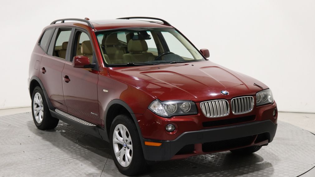 2009 BMW X3 30i AWD AUTO A/C GR ELECT CUIR TOIT OUVRANT PANO #0