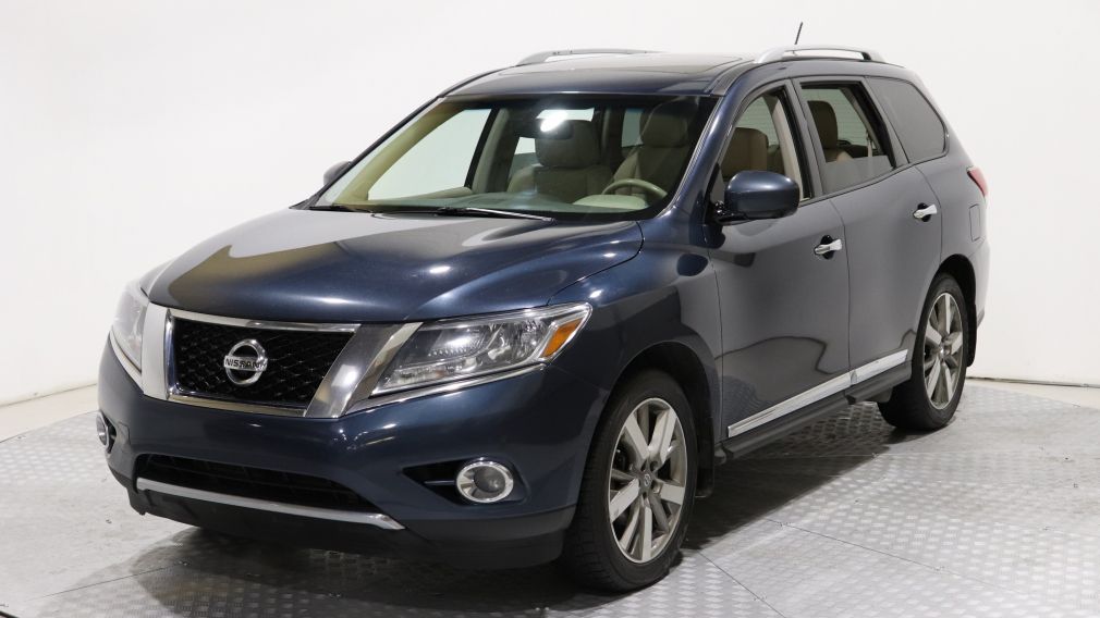 2015 Nissan Pathfinder PLATINUM AWD CUIR TOIT PANO DVD #2