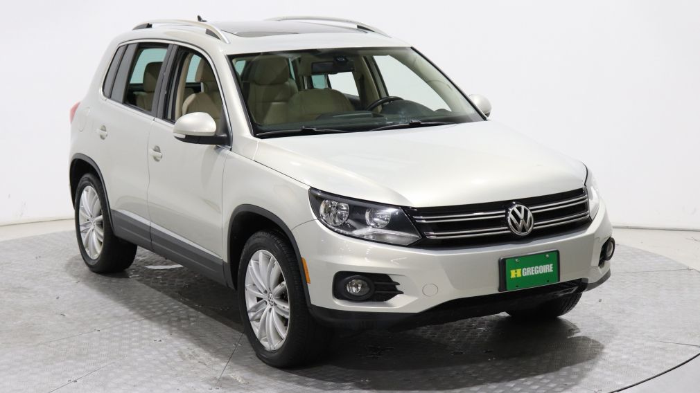 2012 Volkswagen Tiguan HIGHLINE 4MOTION CUIR TOIT MAGS BLUETOOTH #0