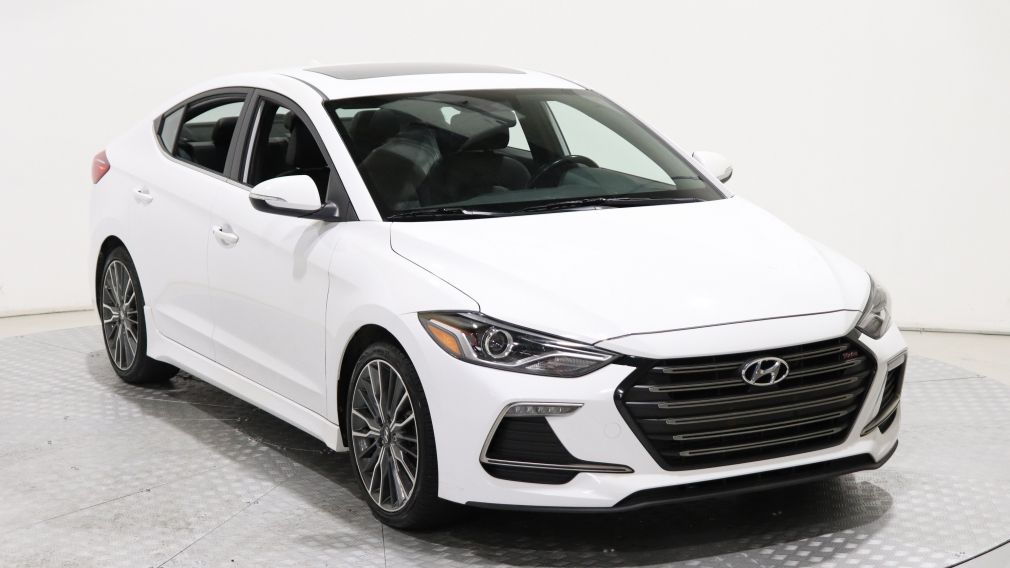 2018 Hyundai Elantra SPORT TURBO MAGS BLUETOOTH TOIT OUVRANT CUIR CAMER #0