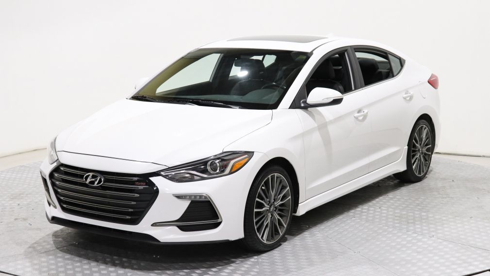 2018 Hyundai Elantra SPORT TURBO MAGS BLUETOOTH TOIT OUVRANT CUIR CAMER #3