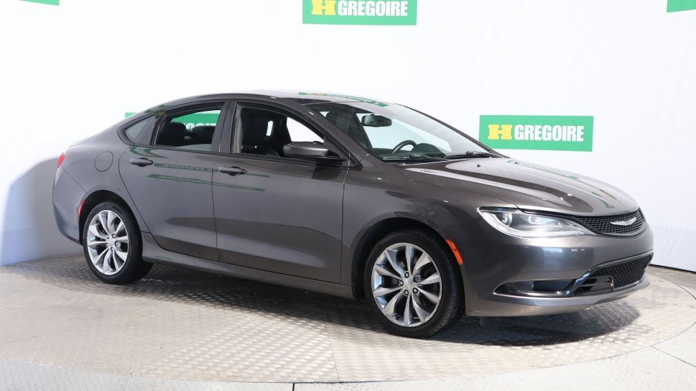 2015 Chrysler 200 S AWD CUIR TOIT MAGS CAM RECUL BLUETOOTH #0