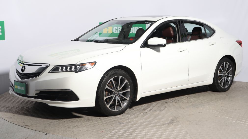 2015 Acura TLX V6 Tech SH-AWD CUIR TOIT NAV MAGS CAM RECUL #3