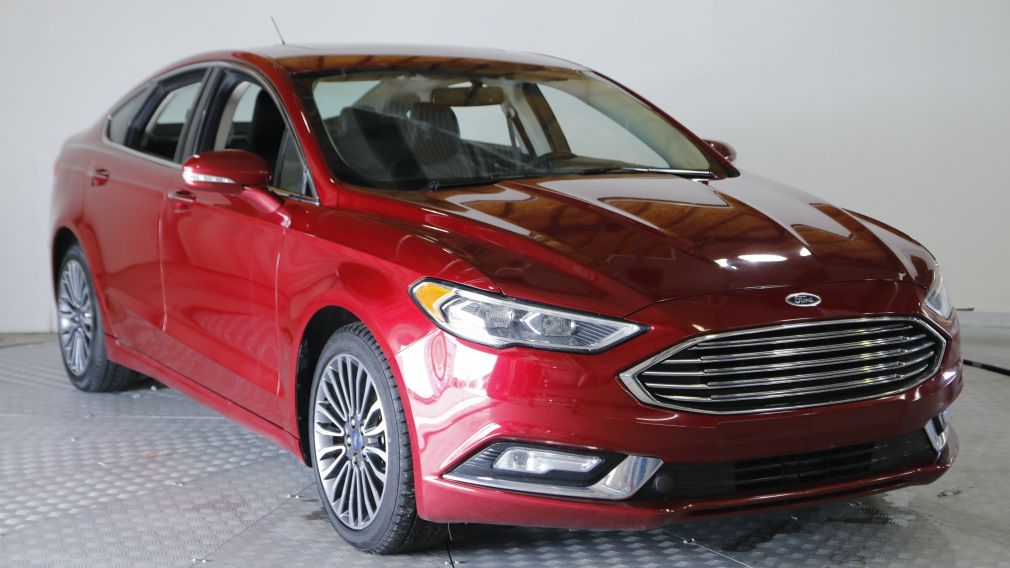 2017 Ford Fusion SE AWD CUIR TOIT NAV MAGS CAM RECUL #0