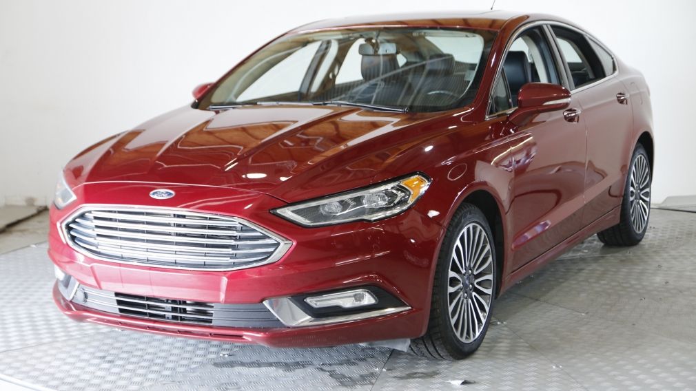 2017 Ford Fusion SE AWD CUIR TOIT NAV MAGS CAM RECUL #2