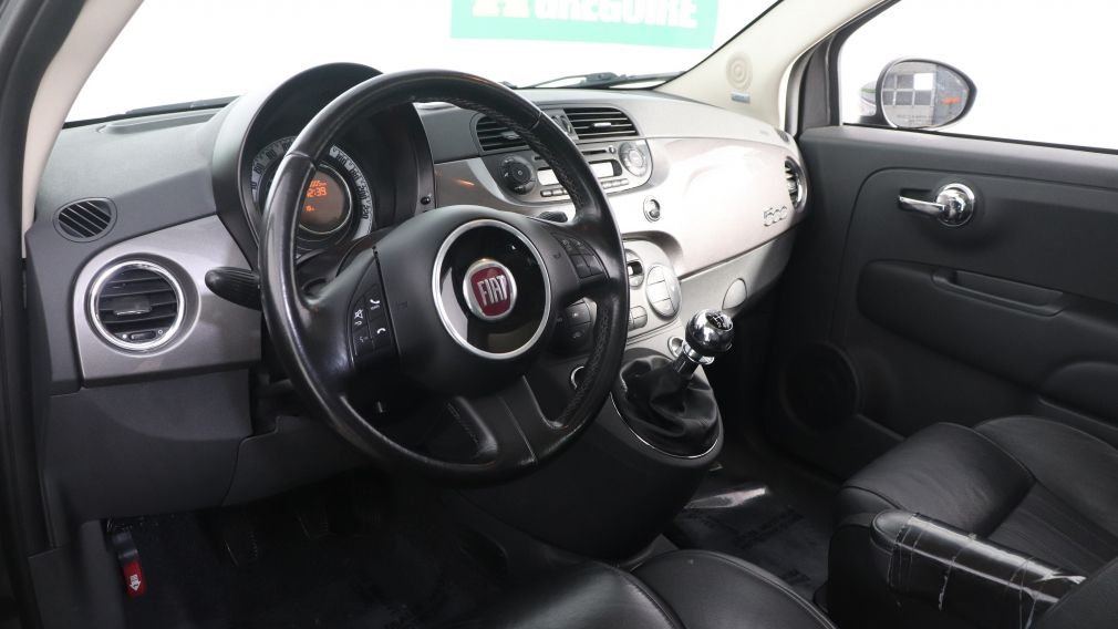 2012 Fiat 500 Lounge A/C CUIR TOIT MAGS #4