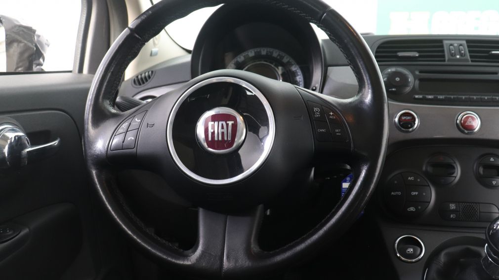 2012 Fiat 500 Lounge A/C CUIR TOIT MAGS #9