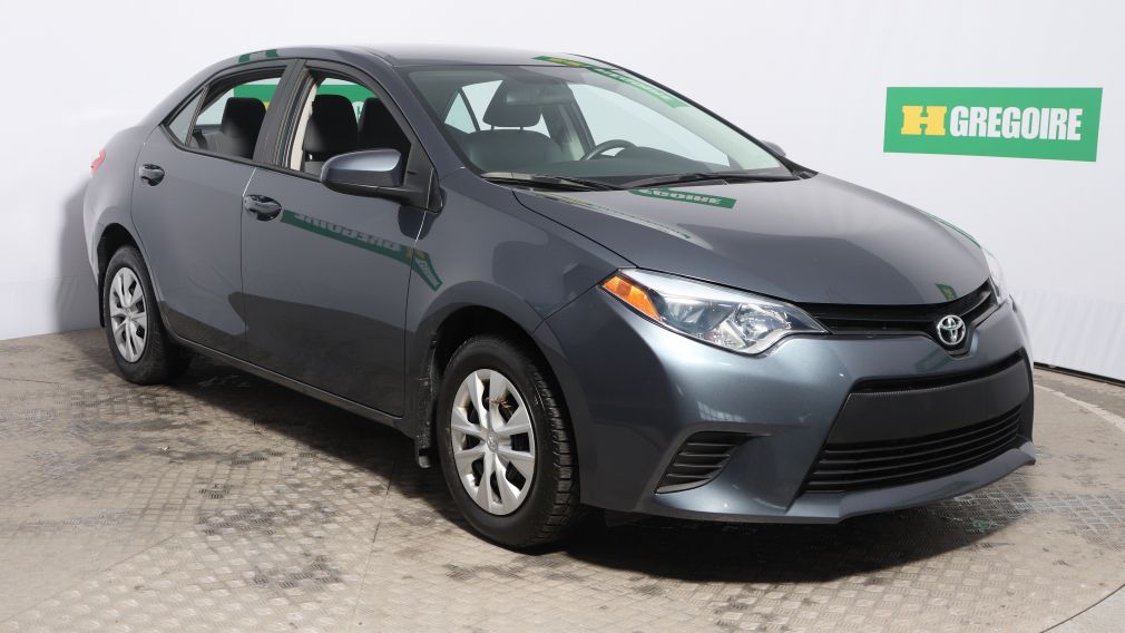 2016 Toyota Corolla CE BLUETOOTH #0