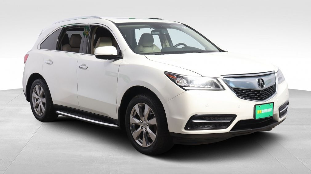 2014 Acura MDX Elite Pkg AWD CUIR TOIT NAV MAGS CAM 360 #0