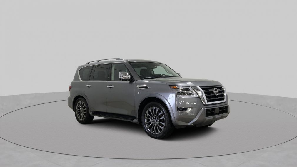 2022 Nissan Armada Platinum**4X4**Carplay**DVD**Cam 360** #0