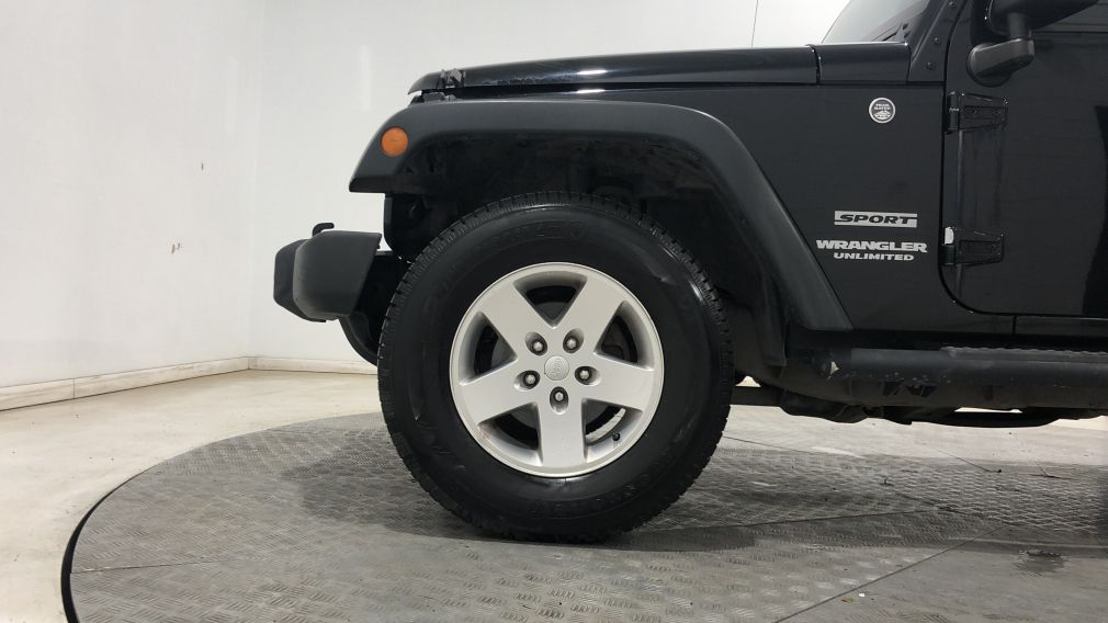 2012 Jeep Wrangler Unlimited Sport**4X4**Mag**Cruise**Toit Dur** #9