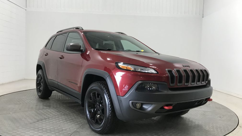 2016 Jeep Cherokee Trailhawk***4X4** V6**Cuir**Toit Pano**Nav** #0