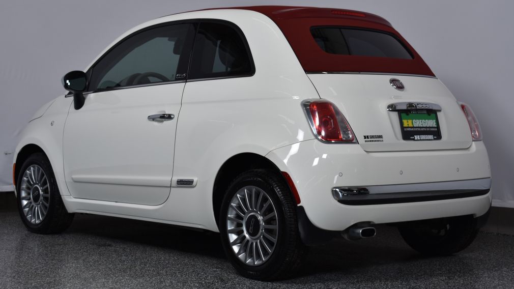 2012 Fiat 500 Lounge CONVERTIBLE #3