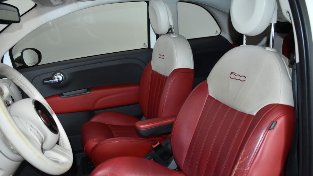 2012 Fiat 500 Lounge CONVERTIBLE #8