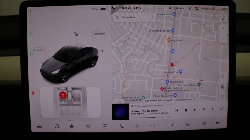 2021 Tesla Model 3 Tesla Y Dual Motor , Autonomie 525km, 3500lb Remor #12