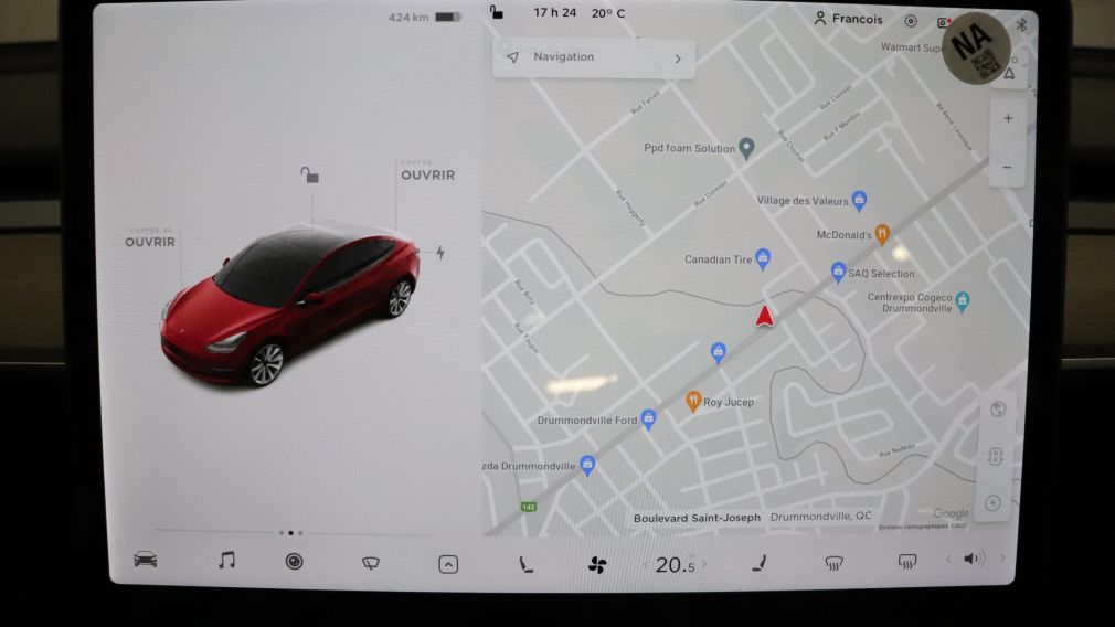 2021 Tesla Model 3 Long Range, AWD, 568 km autonomie #12