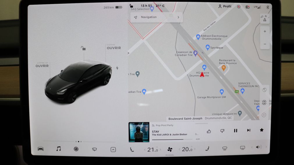 2021 Tesla Model 3 Long Range, AWD, 568 km autonomie #13