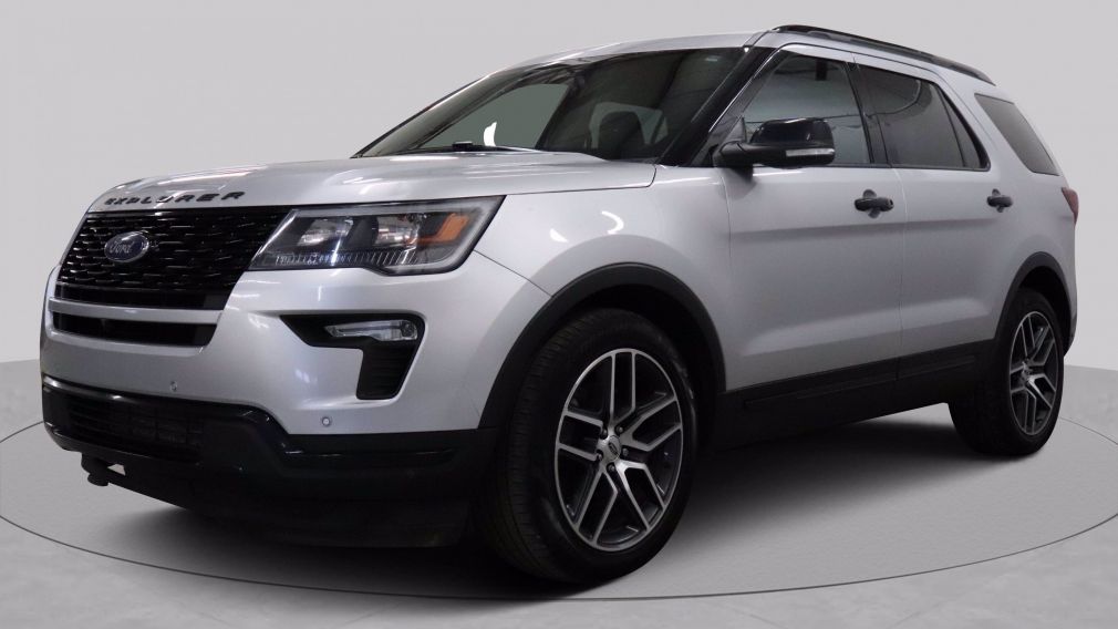 2019 Ford Explorer Sport, 4WD, Cuir, Toit, Nav #2