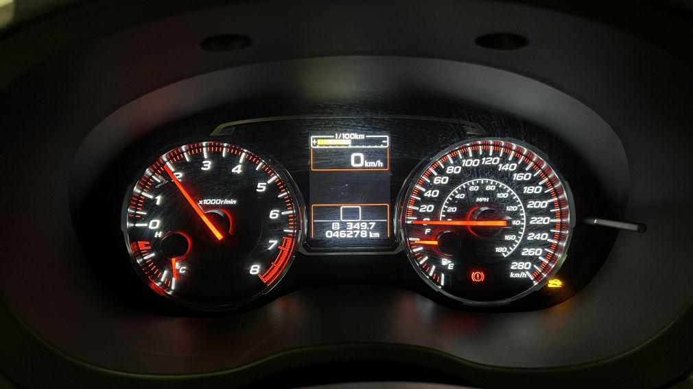 2019 Subaru WRX Sport-tech Awd Manuel Mags Toit-Ouvrant Navigation #15