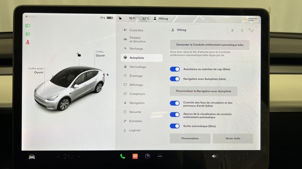 2021 Tesla Model Y Long Range, Auto pilote Complet! #14