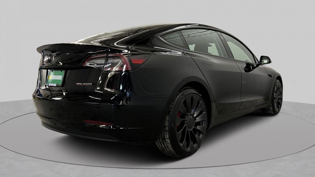 2022 Tesla Model 3 Performance 507km Autonomie (estimation de l’EPA) #7