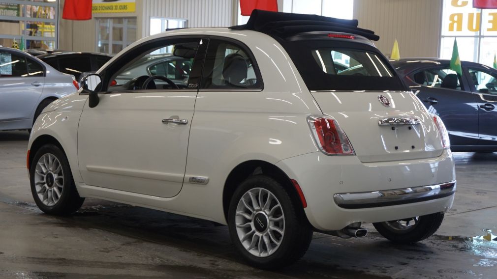 2014 Fiat 500c Lounge Cabriolet (sonar-cuir) #4