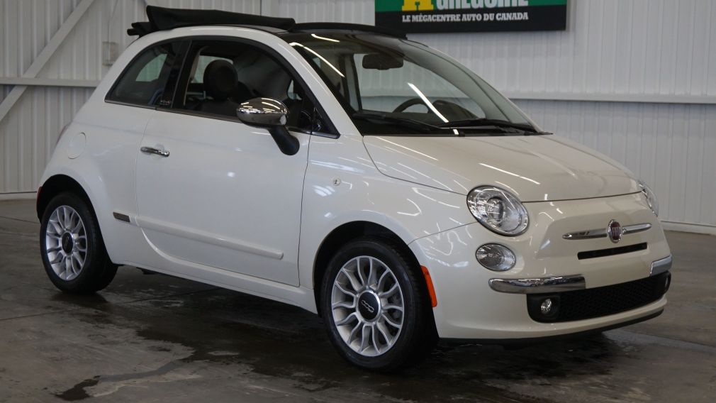 2014 Fiat 500c Lounge Cabriolet (sonar-cuir) #32