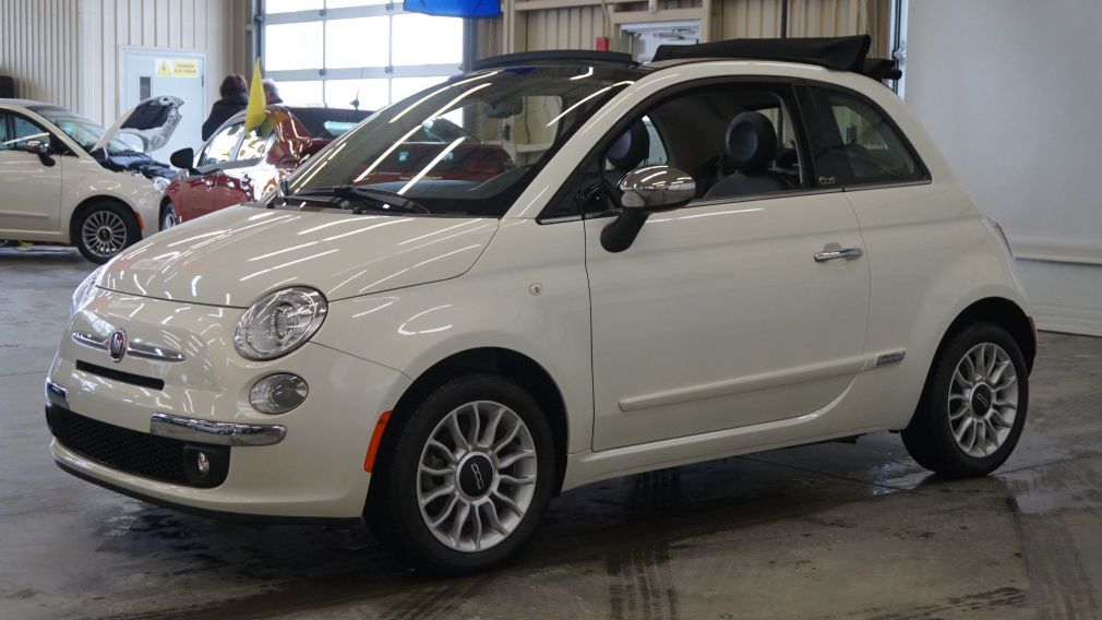 2014 Fiat 500c Lounge Cabriolet (sonar-cuir) #3