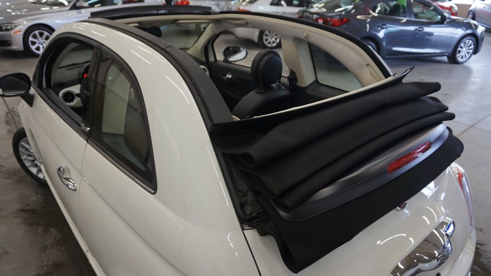 2014 Fiat 500c Lounge Cabriolet (sonar-cuir) #28