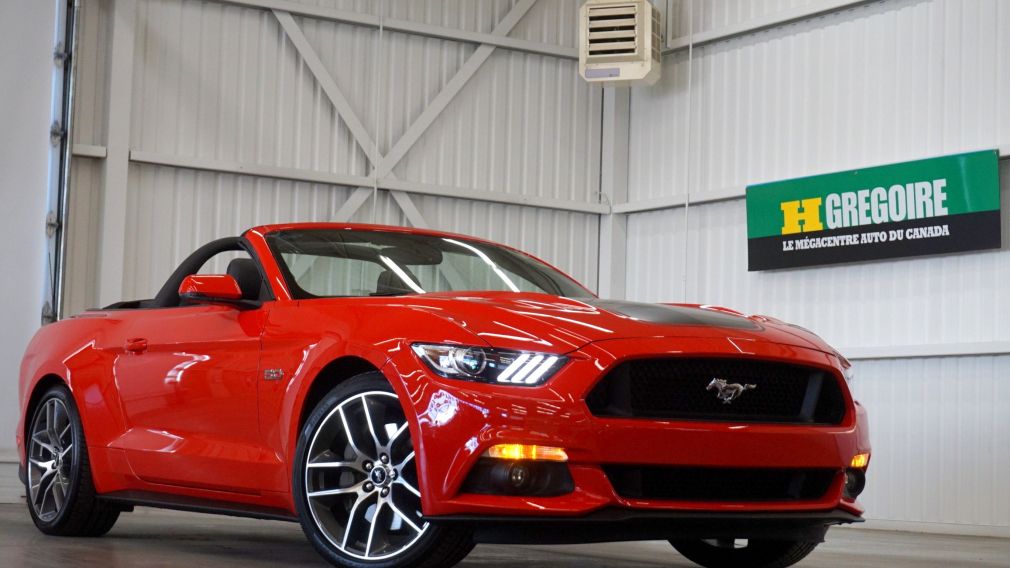 2015 Ford Mustang GT Cabriolet (cuir-caméra-navi) #0