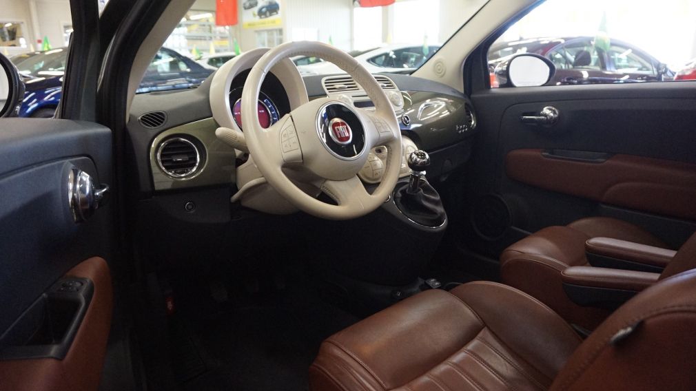 2015 Fiat 500 (cuir-toit ouvrant) #9