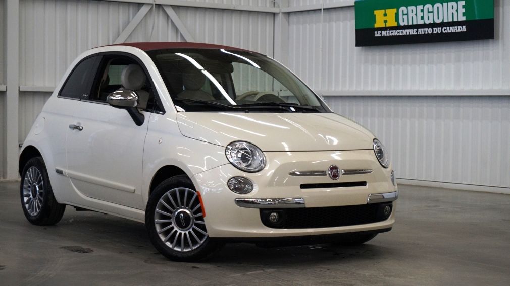 2012 Fiat 500 C Cabriolet (cuir-sonar) #0