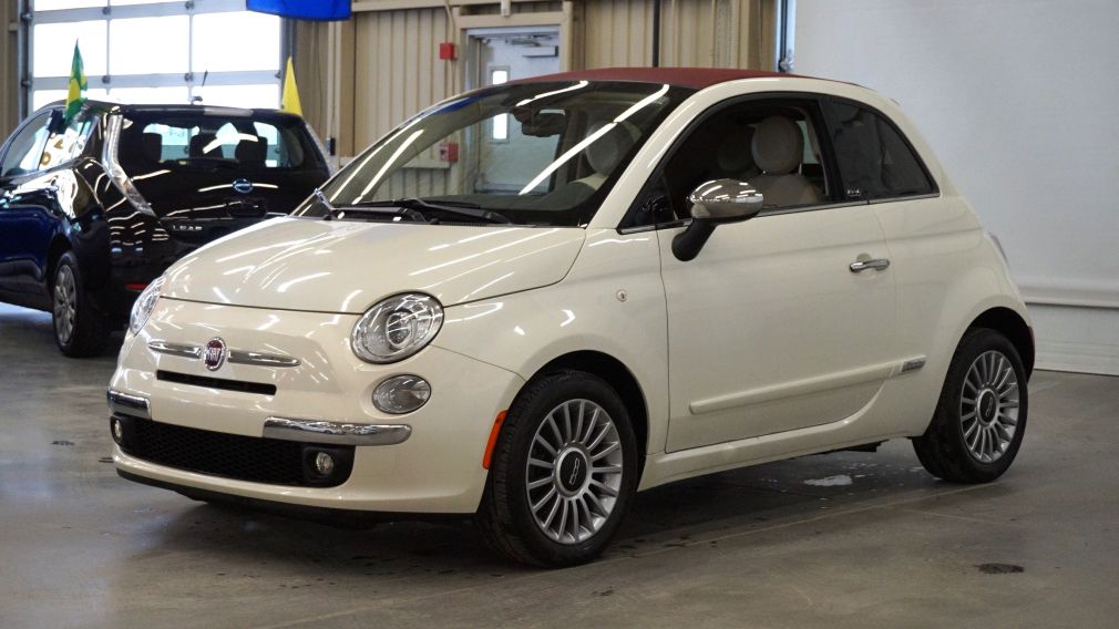 2012 Fiat 500 C Cabriolet (cuir-sonar) #3