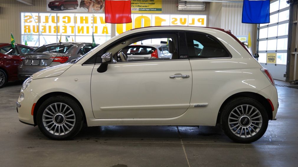 2012 Fiat 500 C Cabriolet (cuir-sonar) #4