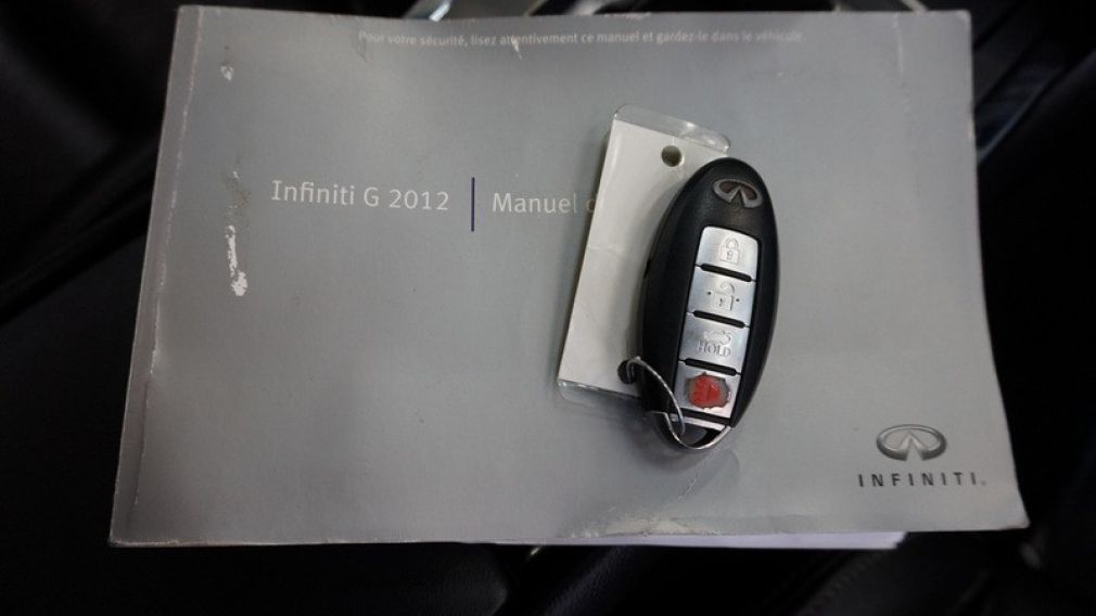 2012 Infiniti G37X (cuir-toit-caméra-sonar) #27