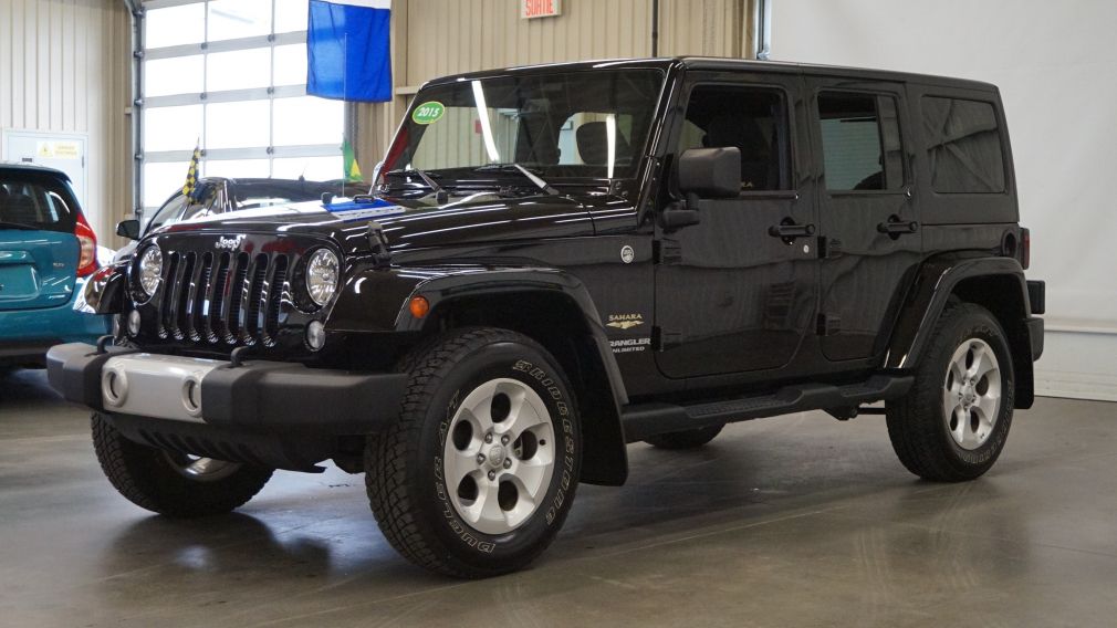 2015 Jeep Wrangler Sahara Unlimited 4WD (navi) #2