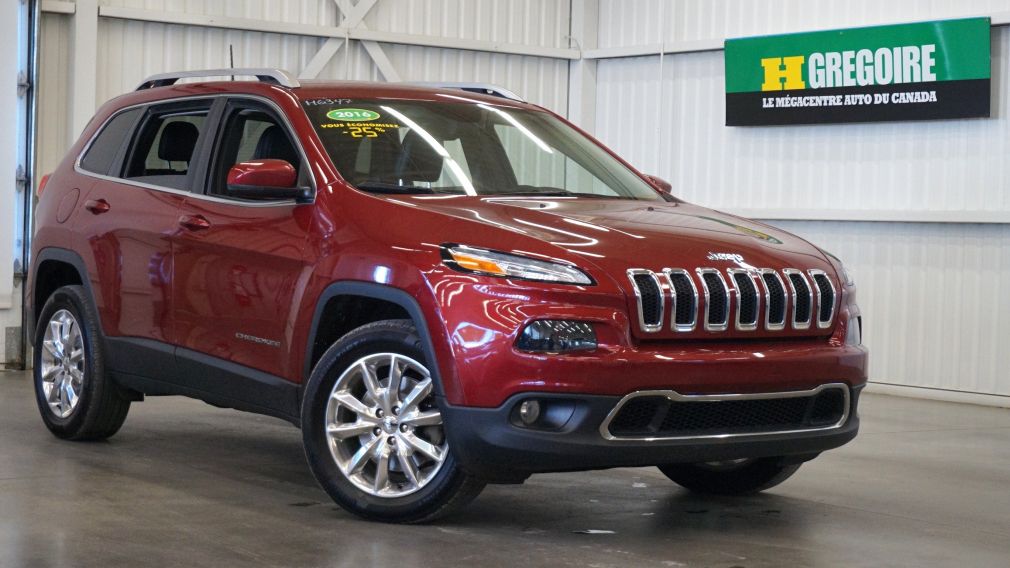 2016 Jeep Cherokee Limited 4WD (cuir-caméra-navi) #0