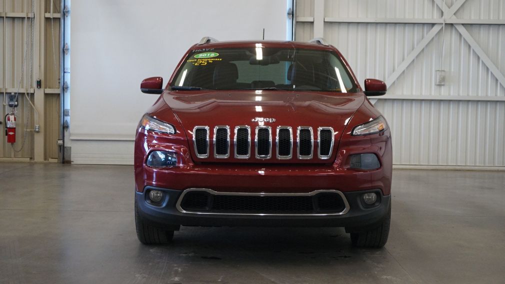 2016 Jeep Cherokee Limited 4WD (cuir-caméra-navi) #2